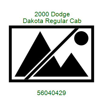 2000 Dodge Dakota Regular Cab ecm 56040429