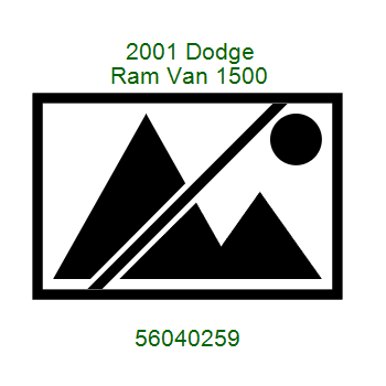 Indiana 2001 Dodge Ram Van 1500 ECMs 56040259