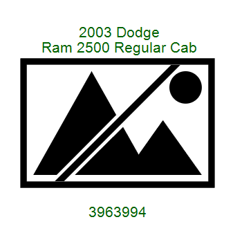 Indiana 2003 Dodge Ram 2500 Regular Cab ECMs 3963994