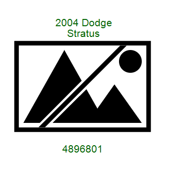 Indiana 2004 Dodge Stratus ECMs 4896801
