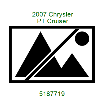 Indiana 2007 Chrysler PT Cruiser ECMs 5187719