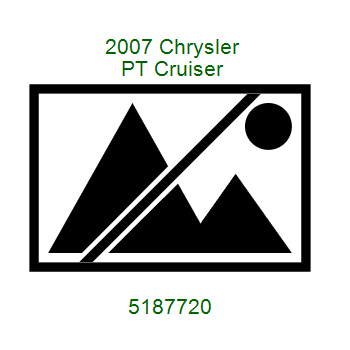 Indiana 2007 Chrysler PT Cruiser ECM 5187720